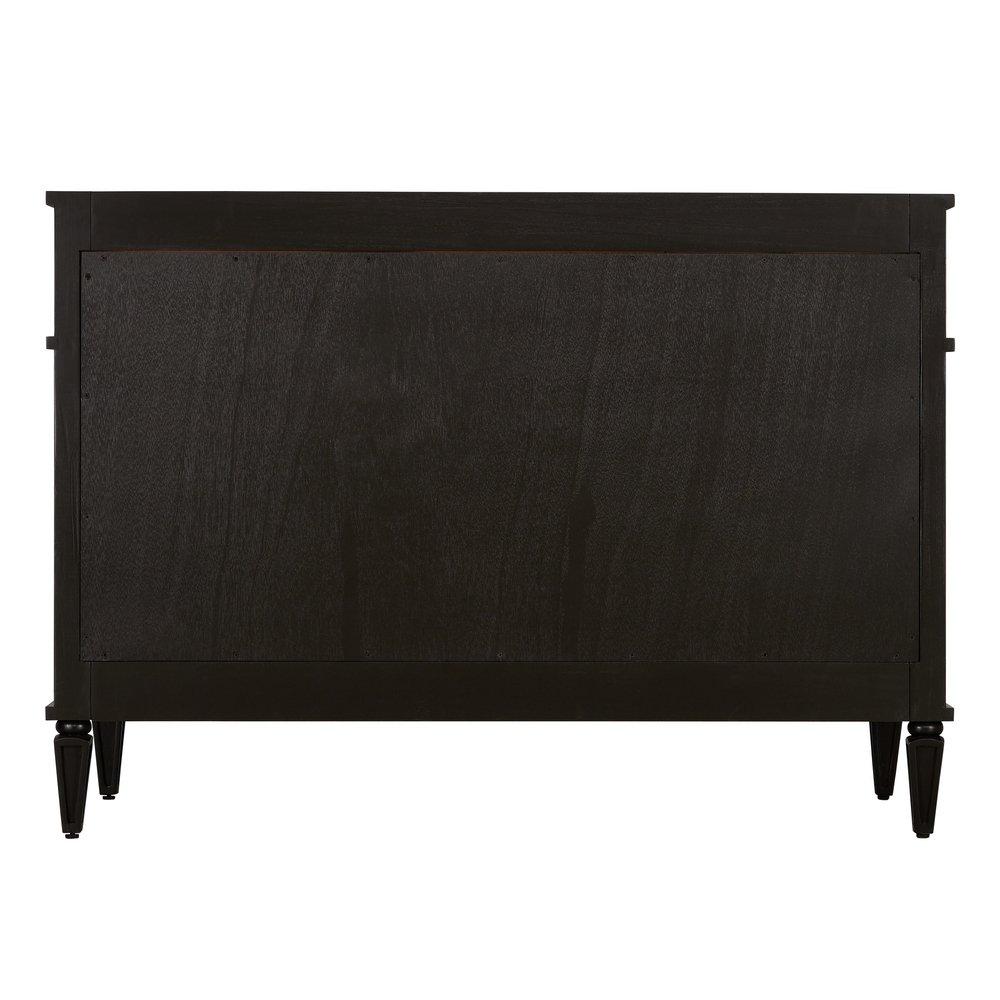 Signature Hardware Charcoal Black 48-1/8 in. Floor Mount Vanity 