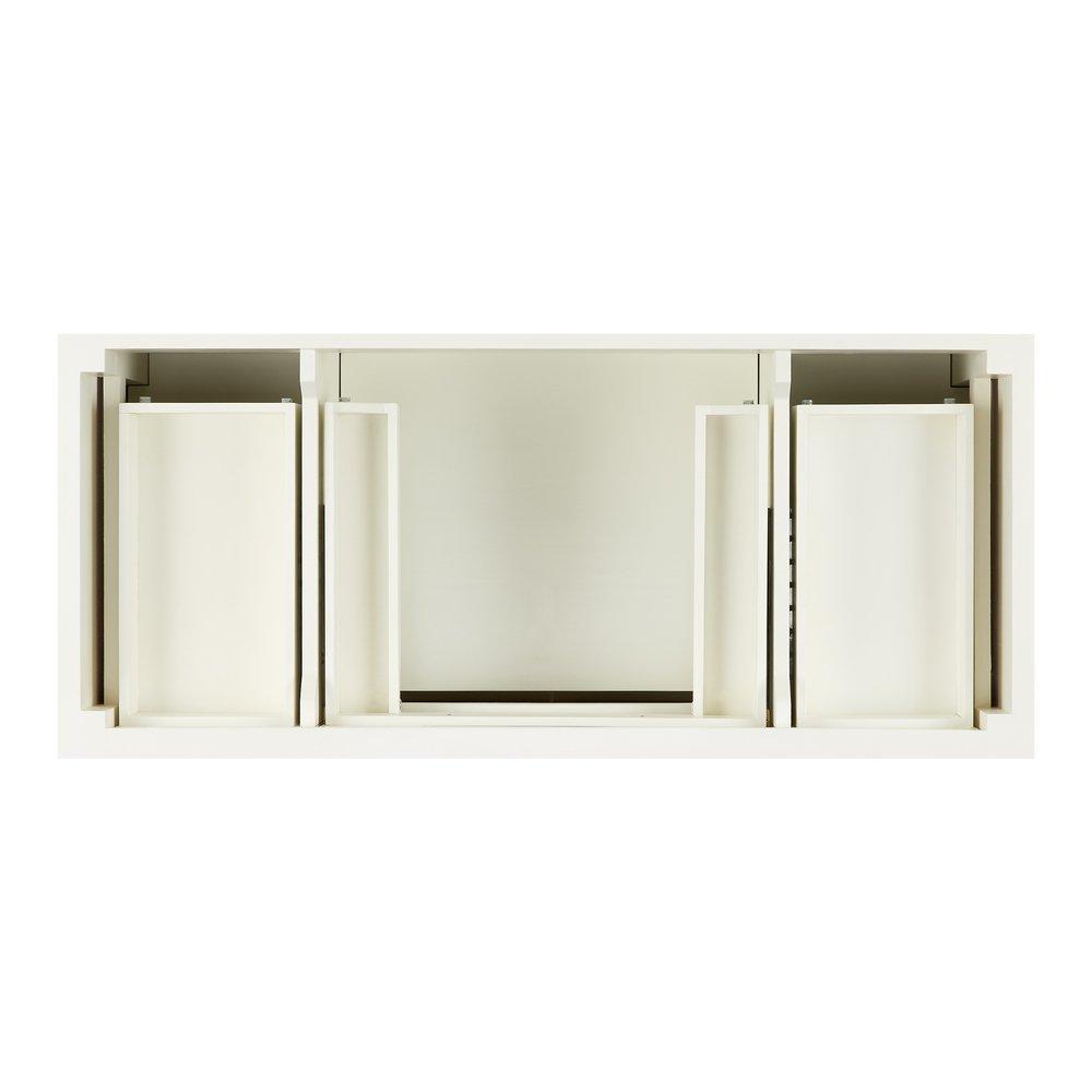 Signature Hardware White 48-1/8 in. Floor Mount Vanity 