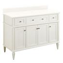 Signature Hardware White 48-1/8 in. Floor Mount Vanity 