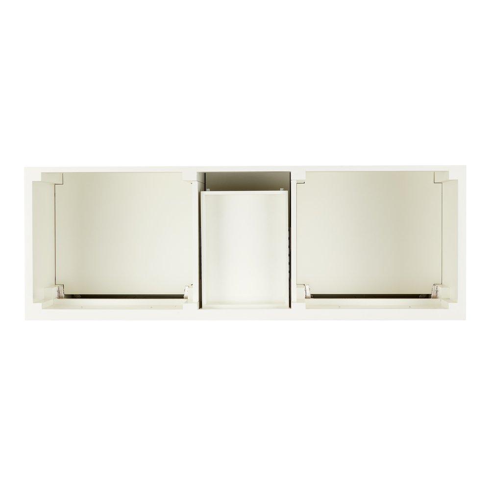 Signature Hardware White 60-1/8 in. Floor Mount Vanity 