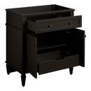 Signature Hardware Charcoal Black 30 in. Floor Mount Vanity 