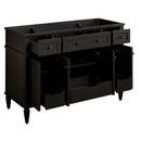 Signature Hardware Charcoal Black 48-1/8 in. Floor Mount Vanity 