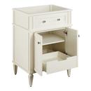 Signature Hardware White 24-1/8 in. Floor Mount Vanity 