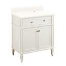 Signature Hardware White 30 in. Floor Mount Vanity 