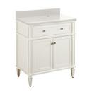 Signature Hardware White 30 in. Floor Mount Vanity 