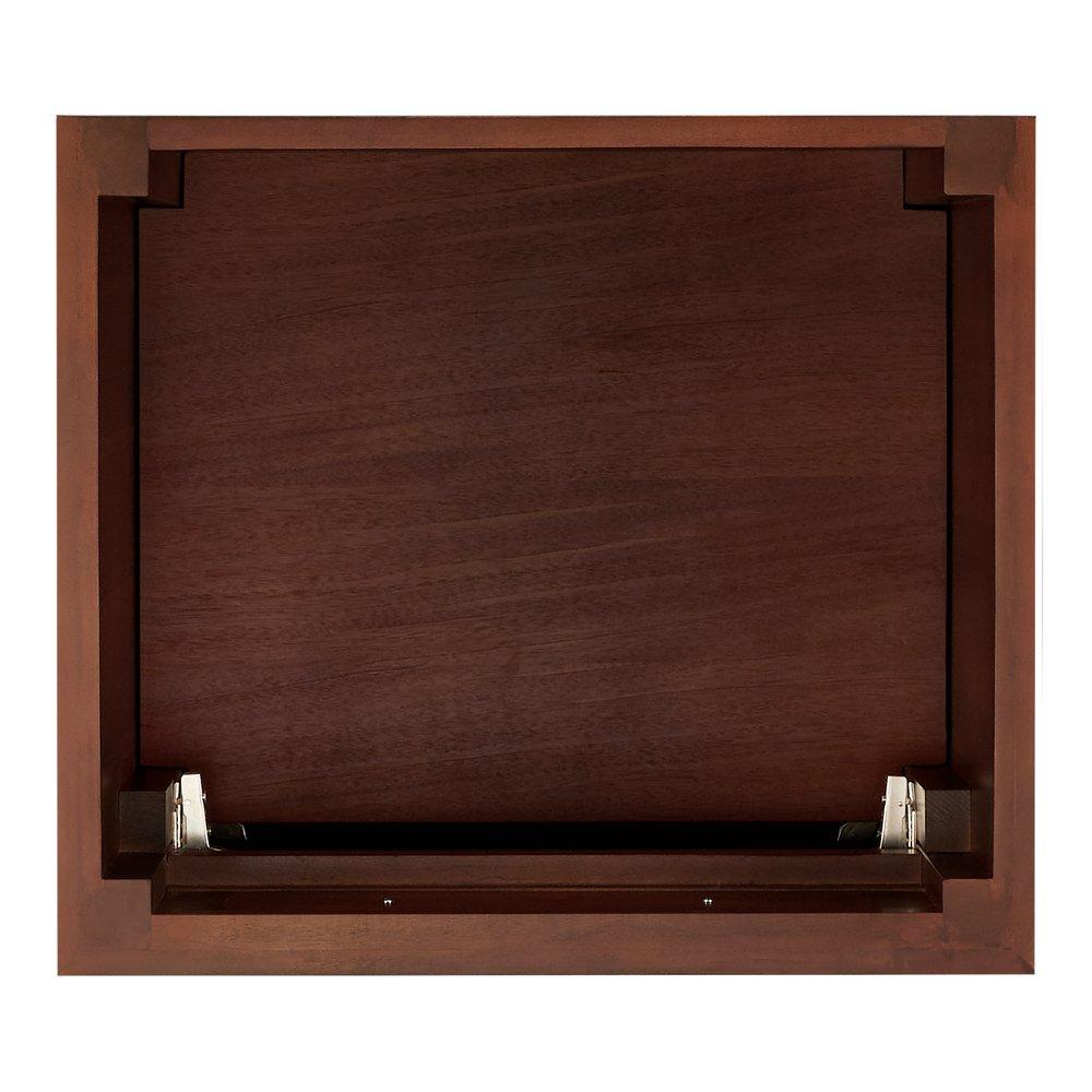 Signature Hardware Antique Brown 24-1/8 in. Floor Mount Vanity 