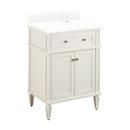 Signature Hardware White 24-1/8 in. Floor Mount Vanity 
