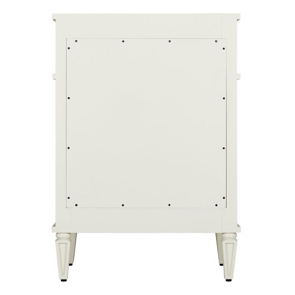 Signature Hardware White 24-1/8 in. Floor Mount Vanity 