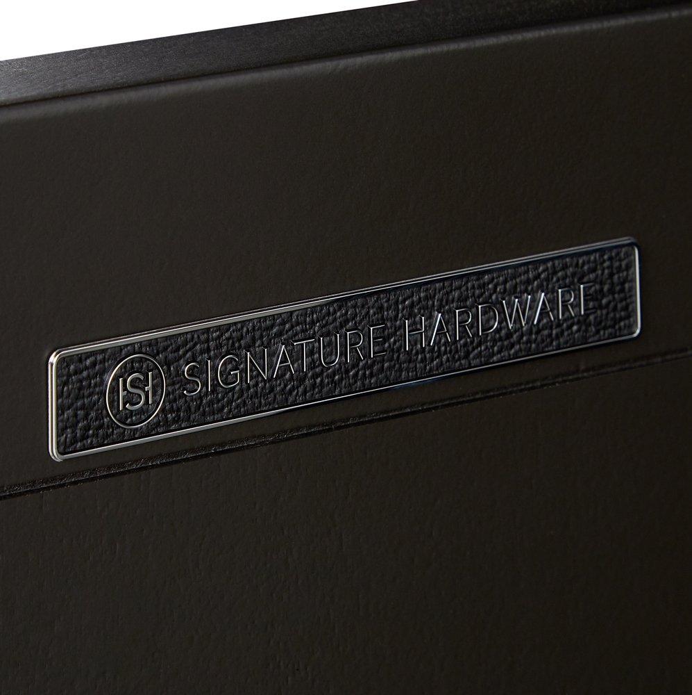 Signature Hardware Charcoal Black 30 in. Floor Mount Vanity 