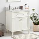 Signature Hardware White 30 in. Floor Mount Vanity 