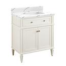 Signature Hardware White 30 in. Floor Mount Vanity 