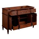 Signature Hardware Antique Brown 48-1/8 in. Floor Mount Vanity 