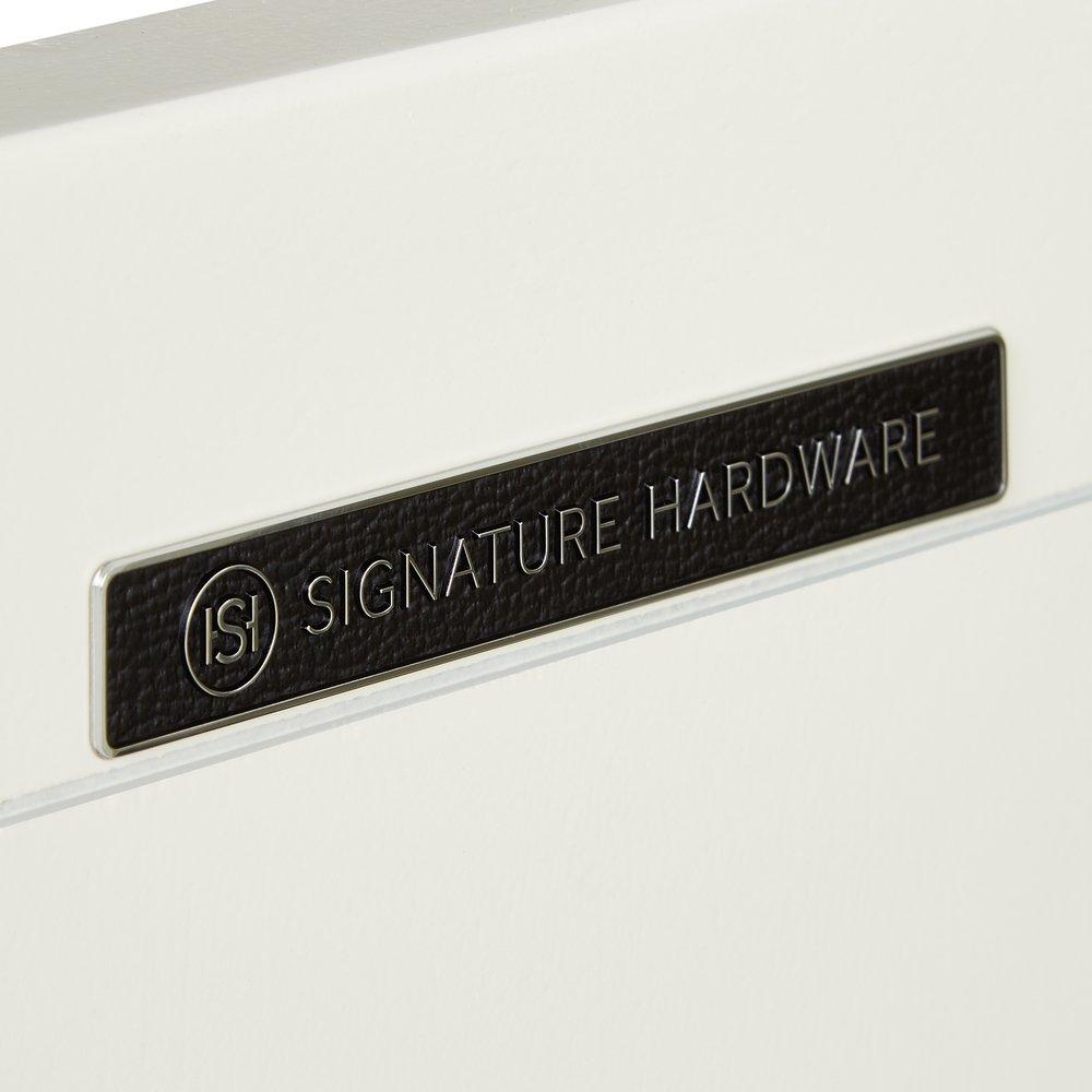 Signature Hardware White 36-1/8 in. Floor Mount Vanity 