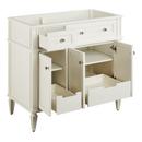 Signature Hardware White 36-1/8 in. Floor Mount Vanity 