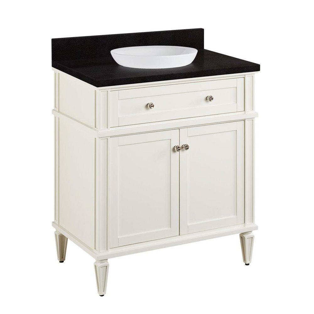 Signature Hardware White 30 in. Floor Mount Vanity 