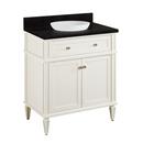 Signature Hardware White 30 in. Floor Mount Vanity 