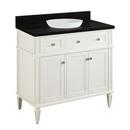 Signature Hardware White 36-1/8 in. Floor Mount Vanity 