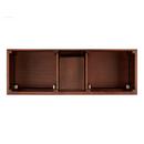 Signature Hardware Antique Brown 60-1/8 in. Floor Mount Vanity 