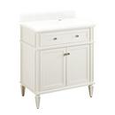 Signature Hardware White 30 in. Floor Mount Vanity 