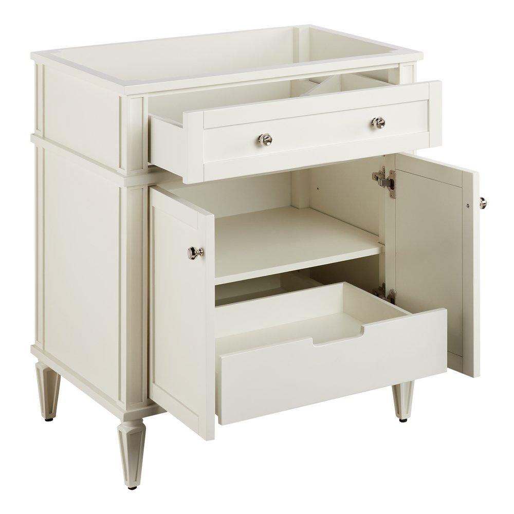 Signature Hardware White 30 in. Floor Mount Vanity 