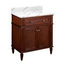 Signature Hardware Antique Brown 30 in. Floor Mount Vanity 