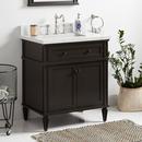 Signature Hardware Charcoal Black 30 in. Floor Mount Vanity 