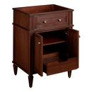 Signature Hardware Antique Brown 24-1/8 in. Floor Mount Vanity 