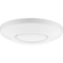 1-1/2 x 7-1/4 in. 15.5W 1-Light Integrated LED Flush Mount Ceiling Fixture in Satin White