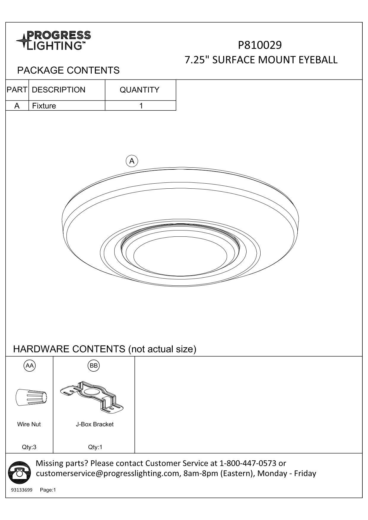 *CVR* INTRINSIC 1-LIGHT SATIN WHITE 