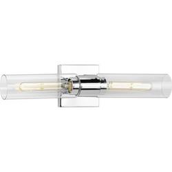 60W 2-Light Medium E-26 Vanity Fixture in Polished Chrome