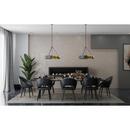 Progress Lighting Textured Black 60W 5-Light Semi-Flush Mount Ceiling Fixture with Medium E-26 Base 