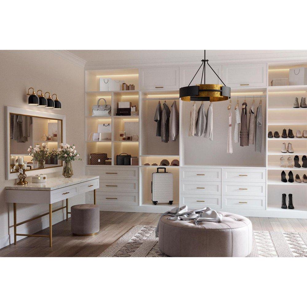 Progress Lighting Textured Black 60W 5-Light Semi-Flush Mount Ceiling Fixture with Medium E-26 Base 