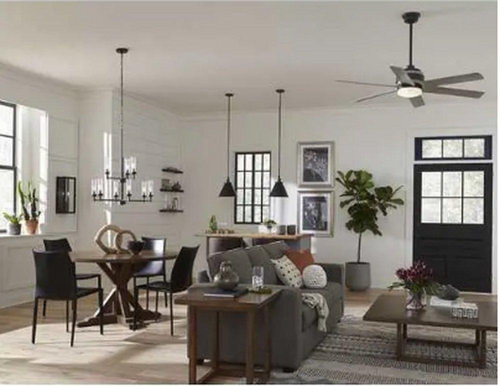 *CVR* KELLWYN 9-LIGHT MATTE BLACK C 