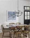 *CVR* LEYDEN 9-LIGHT MATTE BLACK FA 