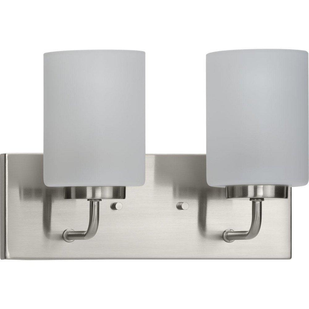 *CVR* MERRY 2-LIGHT BRUSHED NICKEL 