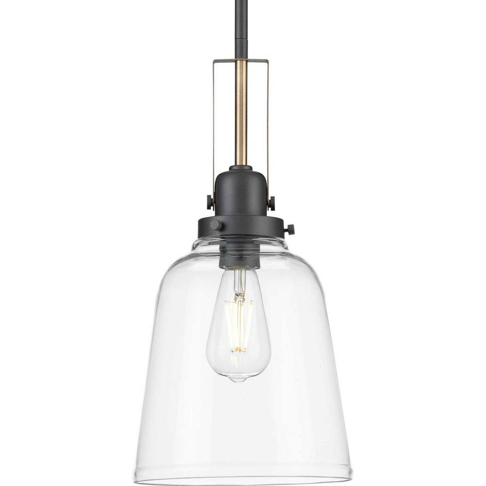 Progress Lighting Graphite 100W 1-Light Medium E-26 Incandescent Pendant Light 