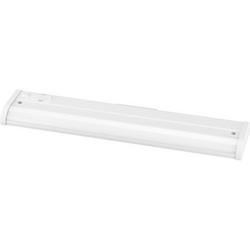 18 in. 6.5W 1-Light Integrated LED Under Cabinet Lighting in Satin White