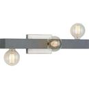60W 3-Light Medium E-26 Vanity Fixture in Brushed Nickel