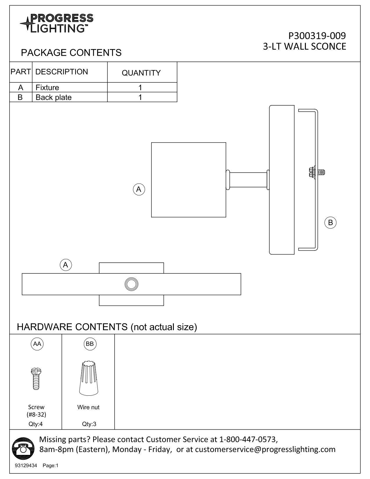 *CVR* MILL BEAM 3-LIGHT BRUSHED NIC 
