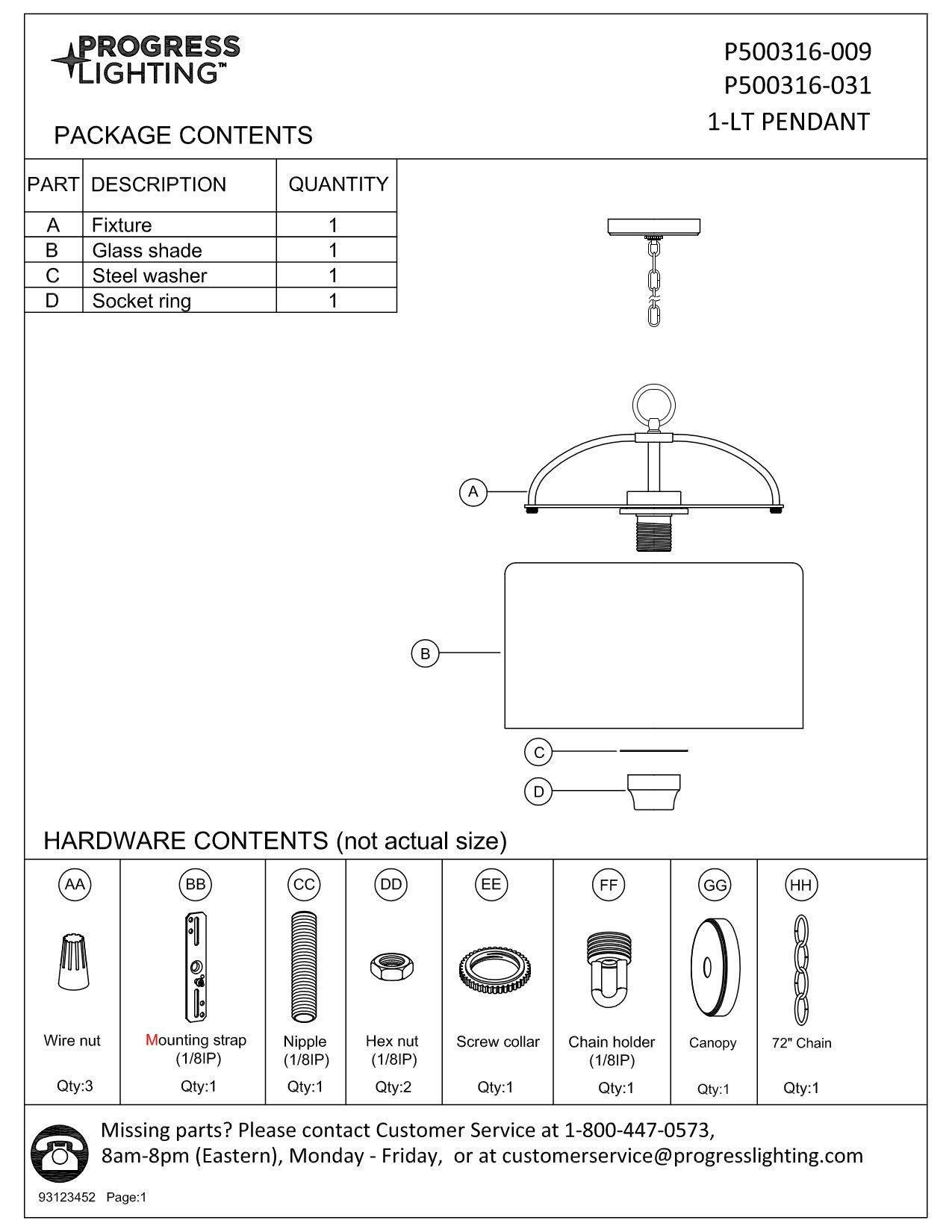 *CVR* LEYDEN 1-LIGHT BRUSHED NICKEL 