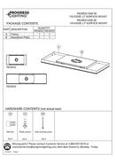 Progress Lighting Satin White 47-3/4 x 1-3/16 in. 43W 1-Light LED Flush Mount Ceiling Fixture 
