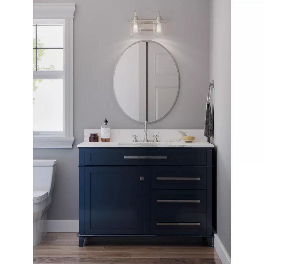 *CVR* AIKEN 2-LIGHT BRUSHED NICKEL 