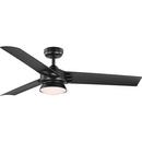 52 in. 3-Blade Indoor/Outdoor Ceiling Fan in Black