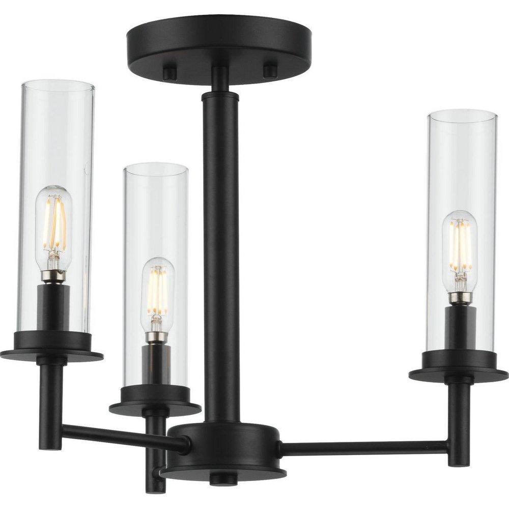 *CVR* KELLWYN 3-LIGHT MATTE BLACK C 