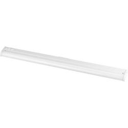 36 in. 11.5W 1-Light Integrated LED Under Cabinet Lighting in Satin White