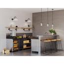 Progress Lighting Matte Black 60W 1-Light Medium E-26 Incandescent Pendant Light 