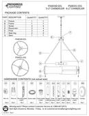 *CVR* LOWERY 6-LIGHT BLACK/DISTRESS 