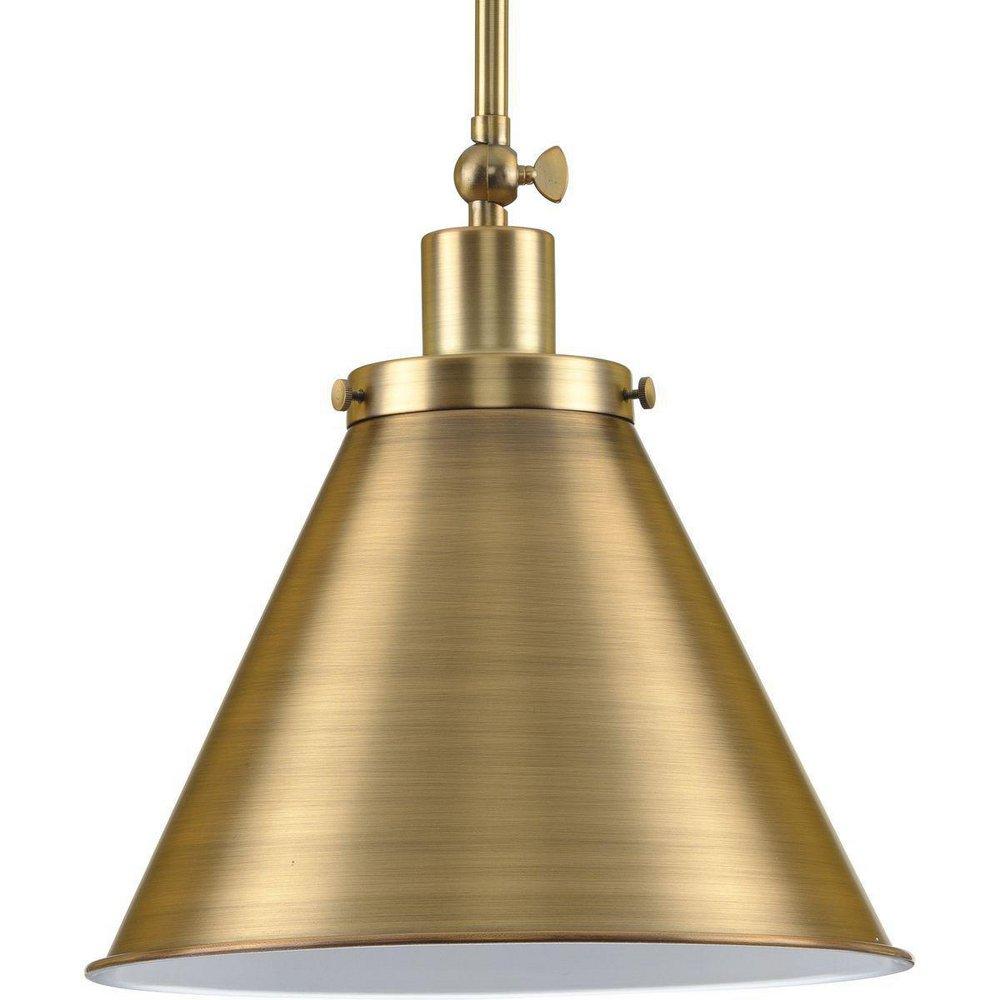 *CVR* HINTON 1-LIGHT BRASS VINTAGE 