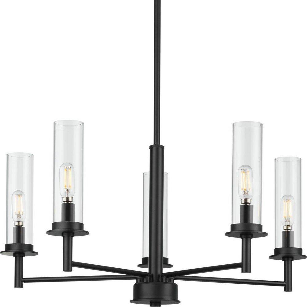 *CVR* KELLWYN 5-LIGHT MATTE BLACK C 