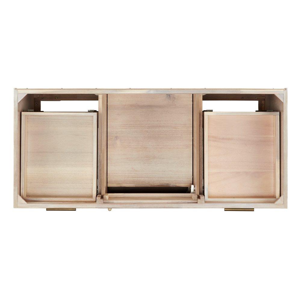 Signature Hardware Whitewash 48 in. Floor Mount Vanity 